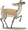 Sinister Antelope Clip Art